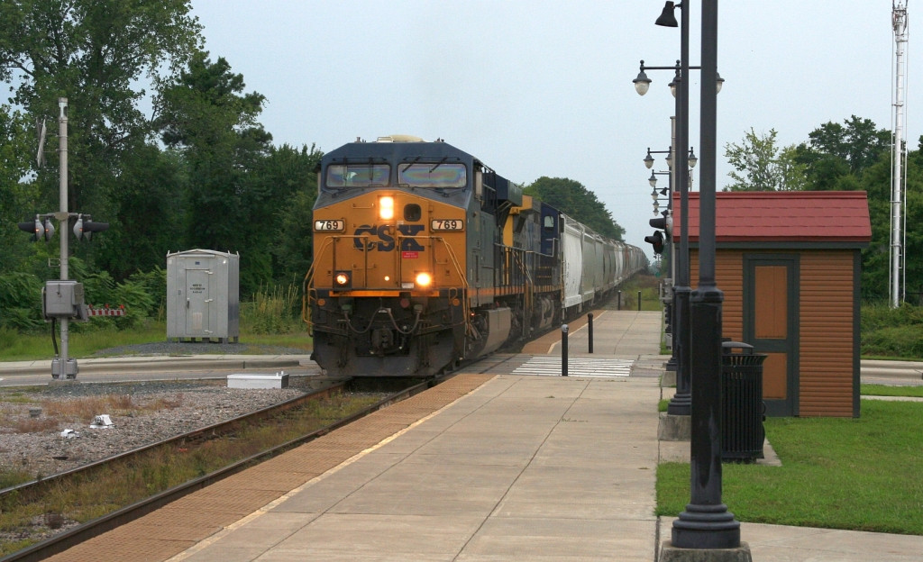 NB freight squeaky clean just out of  a monster storm